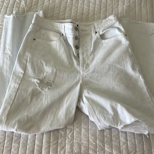 Wild Fable White Ripped Jeans